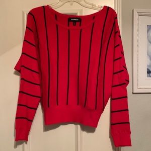 EXPRESS long sleeve striped sweater. Size M